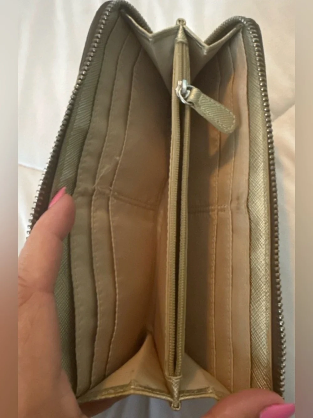 COACH Signature Canvas Wristlet & Zip Wallet Duo Set Brown Tan Bundle ✨